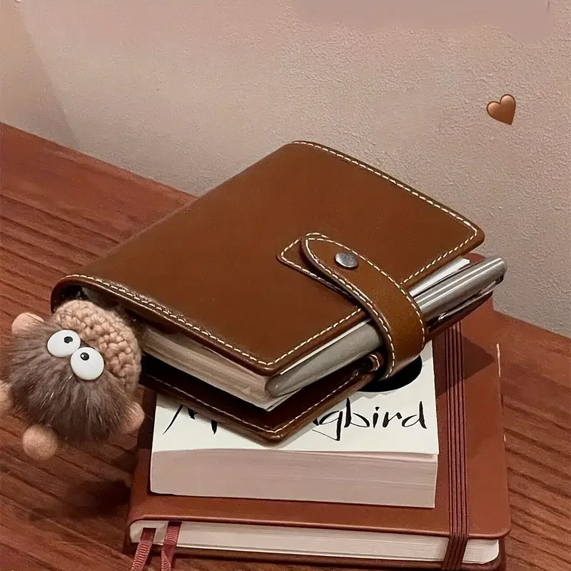 A7 Faux Leather Japanese Stationery Portable Journal Notebooks Travelers Notebook Diary Notepad Sketchbook Office School thumbnail 3
