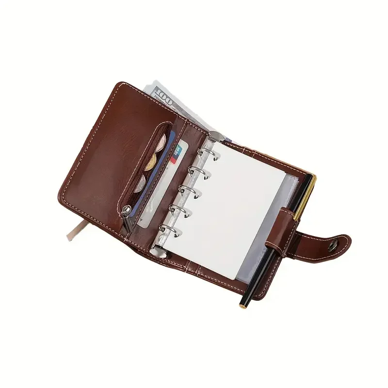 A7 Faux Leather Japanese Stationery Portable Journal Notebooks Travelers Notebook Diary Notepad Sketchbook Office School thumbnail 5