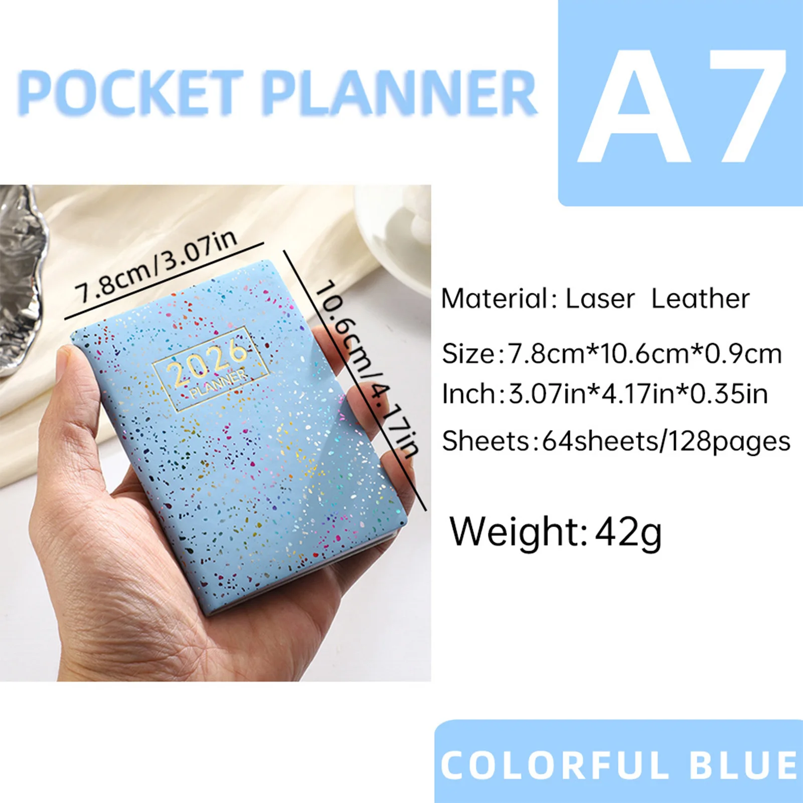2026 Mini Pocket Planner Calendar To Do List Daily Task Checklist Planner for Home School Office Pocket Planner Calendar thumbnail 6