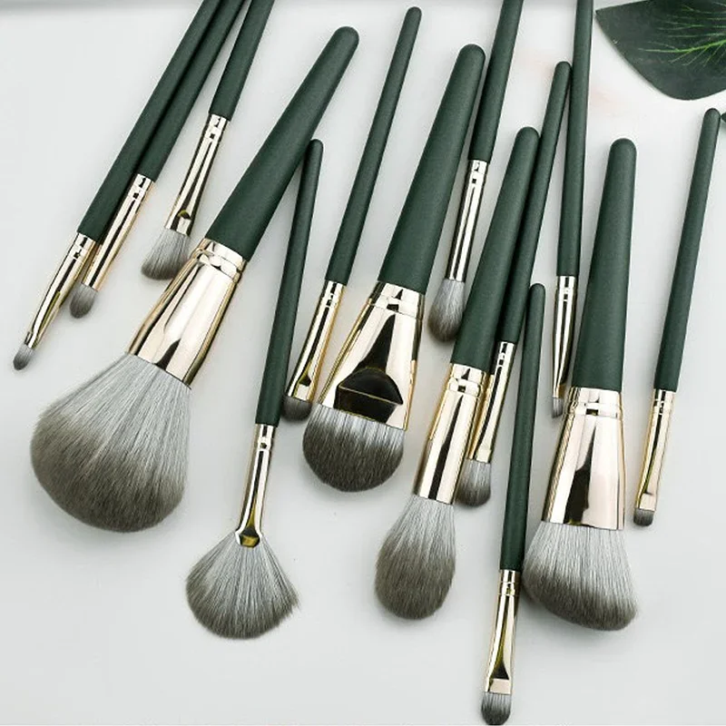 14Pcs Makeup Brushes Soft Fluffy Makeup Tools Cosmetic Powder Eye Shadow Foundation Blush Blending Beauty Make Up Brush thumbnail 5