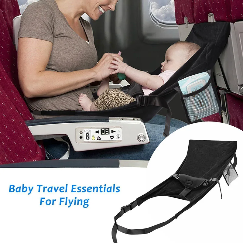 Baby Airplane Bed Travel Essentials for Flying Kids Airplane Seat Extende Plane Portable High Chair Harness Seat for Infant Baby