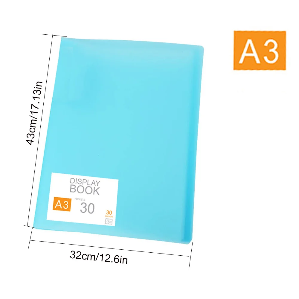 30 Pages Diamond Painting Storage Book Portfolio Presentation Storage Book Clear Pockets Folder Photo Album Stationery Tool thumbnail 2