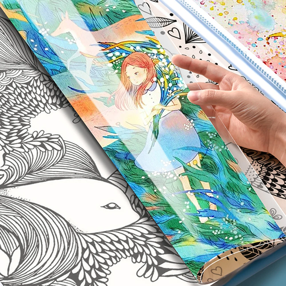 30 Pages Diamond Painting Storage Book Portfolio Presentation Storage Book Clear Pockets Folder Photo Album Stationery Tool thumbnail 3
