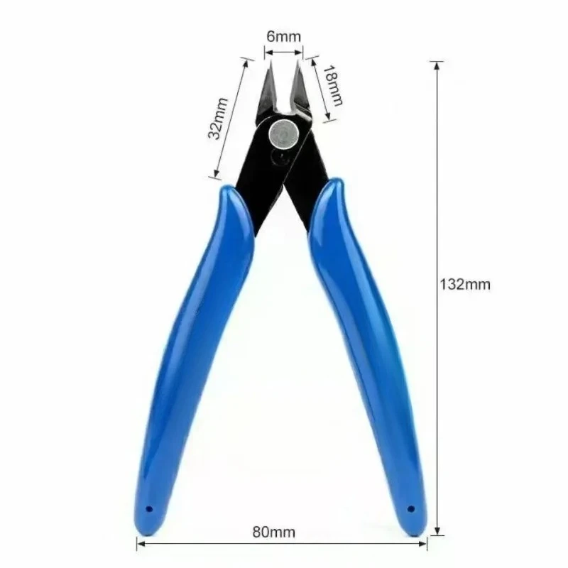 Plastic model nipper pincers tool Multi Tools electrician 170 DIY Electronic Diagonal Pliers Side Cutting Wire Cutter thumbnail 6