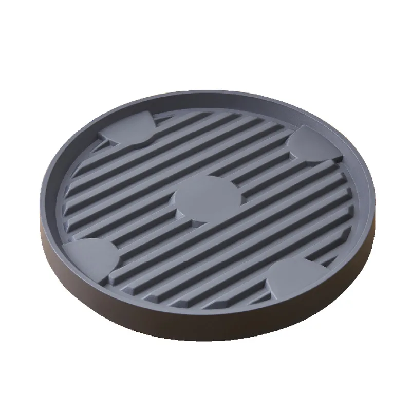 Minimally designed flowerpot tray base with plastic mobile tray, universal wheel bottom support, and convenient flowerpot base thumbnail 3