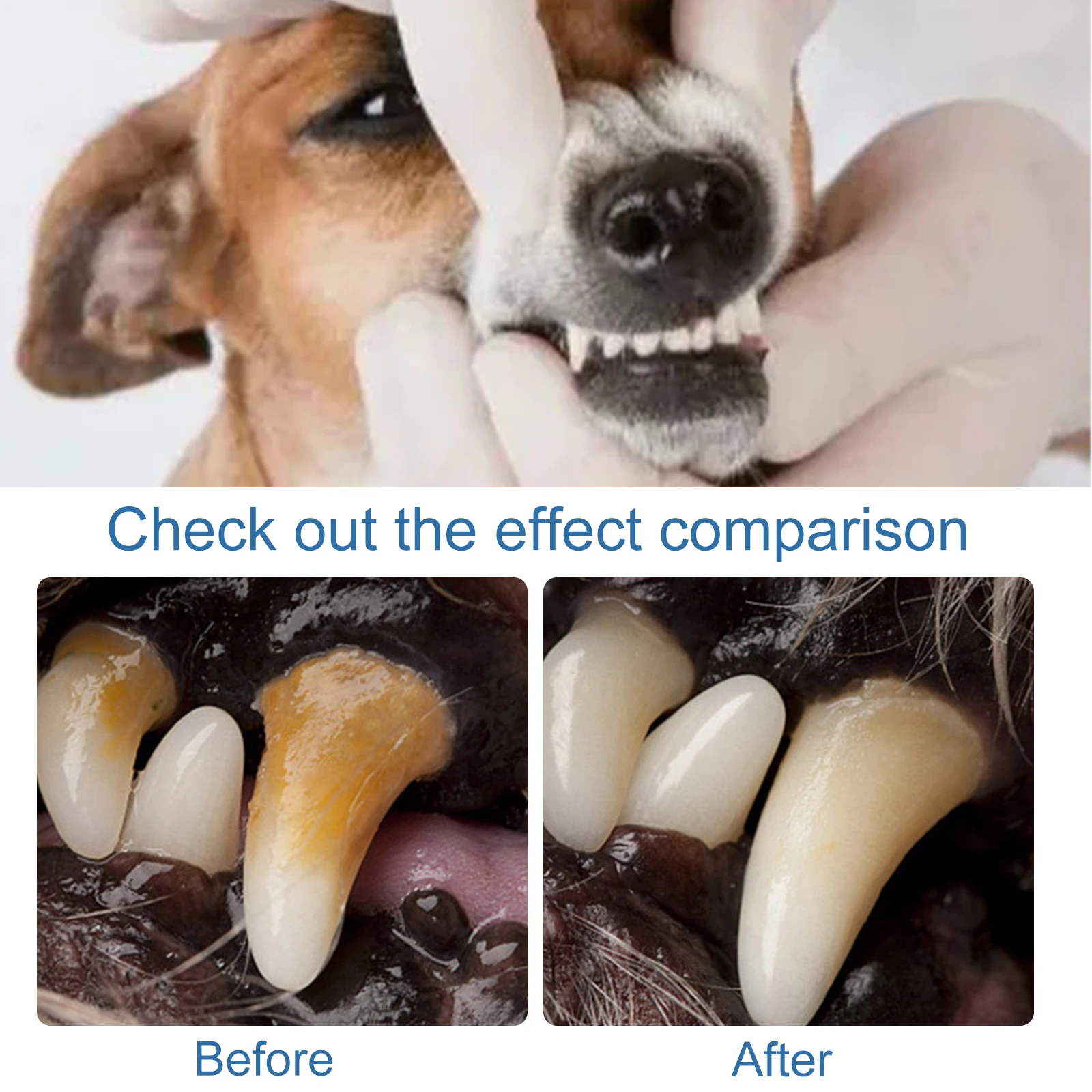 Pet Oral Tartar Remover Spray Deep Clenaing Yellow Teeth Eliminate Bad Breath Fresh Breath Whitening Teeth Pet Oral Foam Cleaner thumbnail 4
