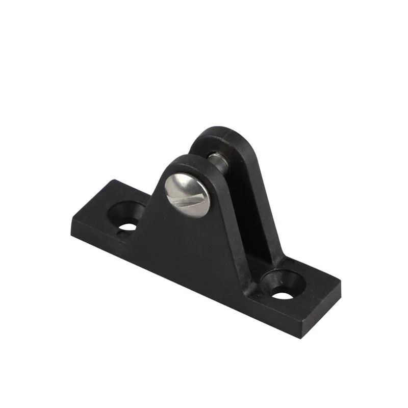 2 Pieces Boat Side Mount Deck Hinges Black Nylon Plastic Marine Boat Deck Hinge Yacht Accessories Hardware thumbnail 5