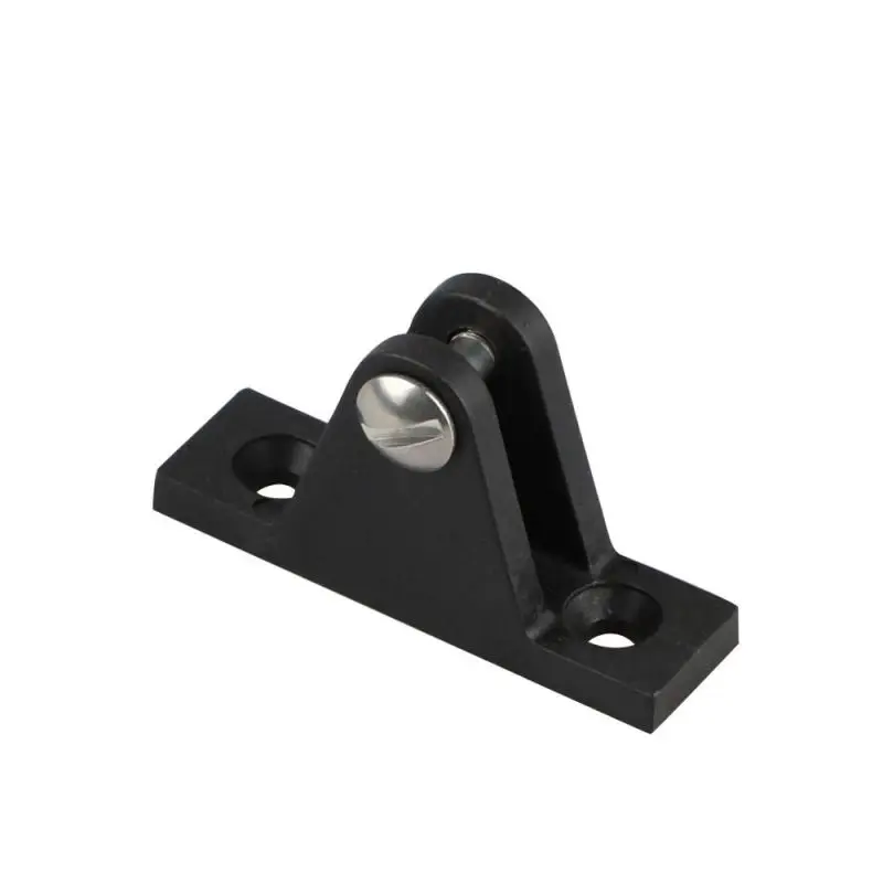 2 Pieces Boat Side Mount Deck Hinges Black Nylon Plastic Marine Boat Deck Hinge Yacht Accessories Hardware thumbnail 3