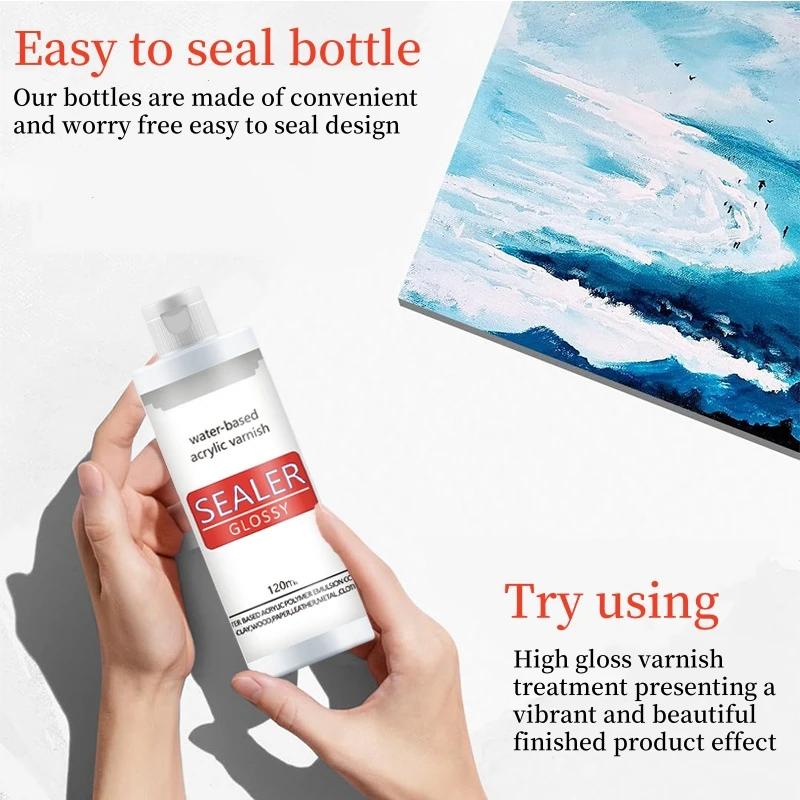 20/60ml Glossy Matte Water-Based Oil Finish Coating For Stone Clay Resin Wood Waterproof Protective Paint Pottery Resin Pigments thumbnail 4