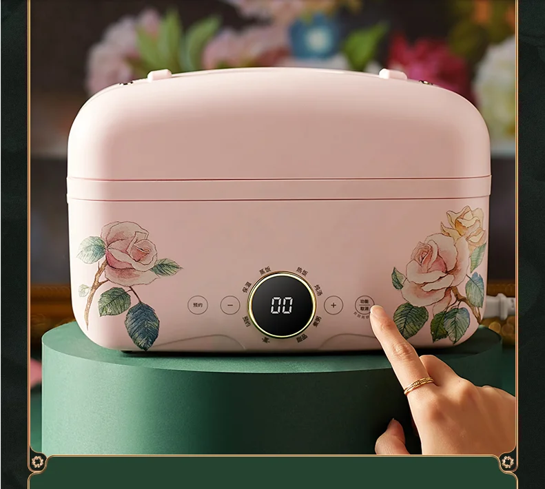 220V 1.6L Electric Lunch Meals Heating Box Household Portable Electric Multi Cooker Rice Cooker With 3 Liners EU/AU/UK/US Plug thumbnail 4
