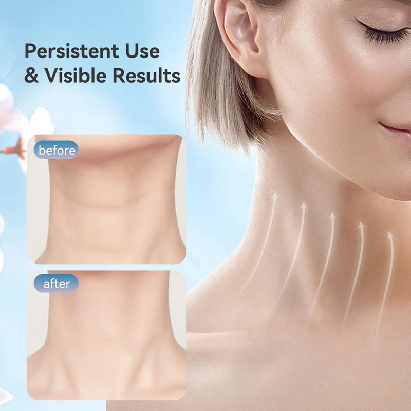 Neck Face Beauty Device EMS Microcurrent Face Lifting Machine Vibration LED Facial Massager Double Chin Remover Skin Care Tools thumbnail 5