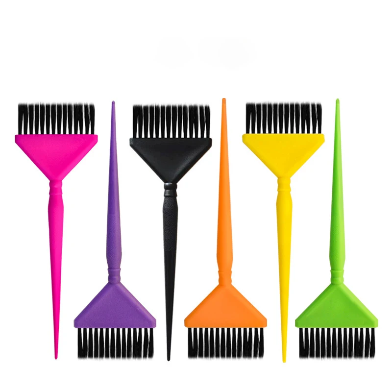 1/6pcs Hair Coloring Brushes Plate for Home Barber Shop Dye Cream Brushes Dye Hair Brushes Combs Professional Hairdressing Tools