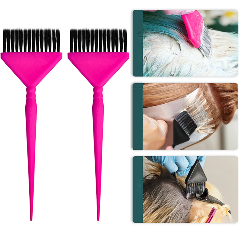 1/6pcs Hair Coloring Brushes Plate for Home Barber Shop Dye Cream Brushes Dye Hair Brushes Combs Professional Hairdressing Tools thumbnail 6