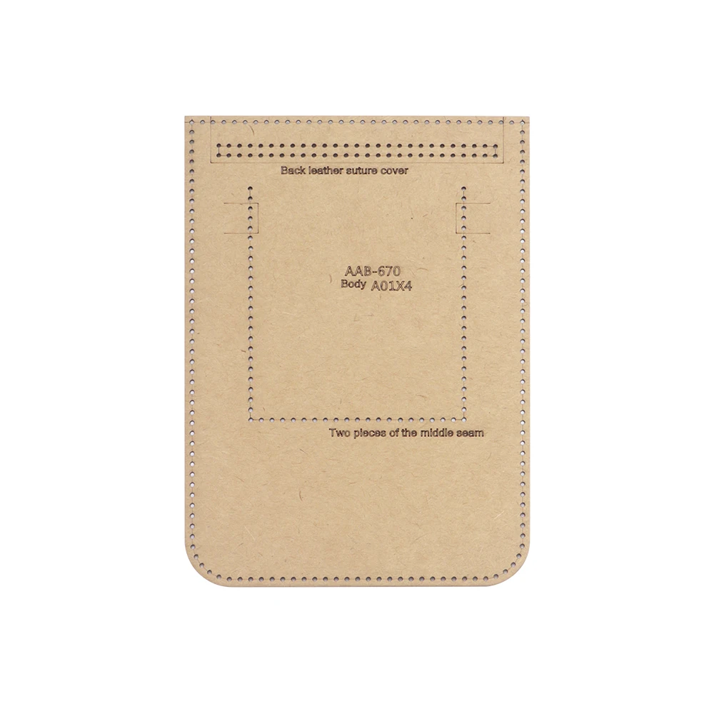 1set of DIY mobile bag pattern template, kraft paper drawings, leather crossbody bag design paper stencil, DIY leathercraft mold thumbnail 6