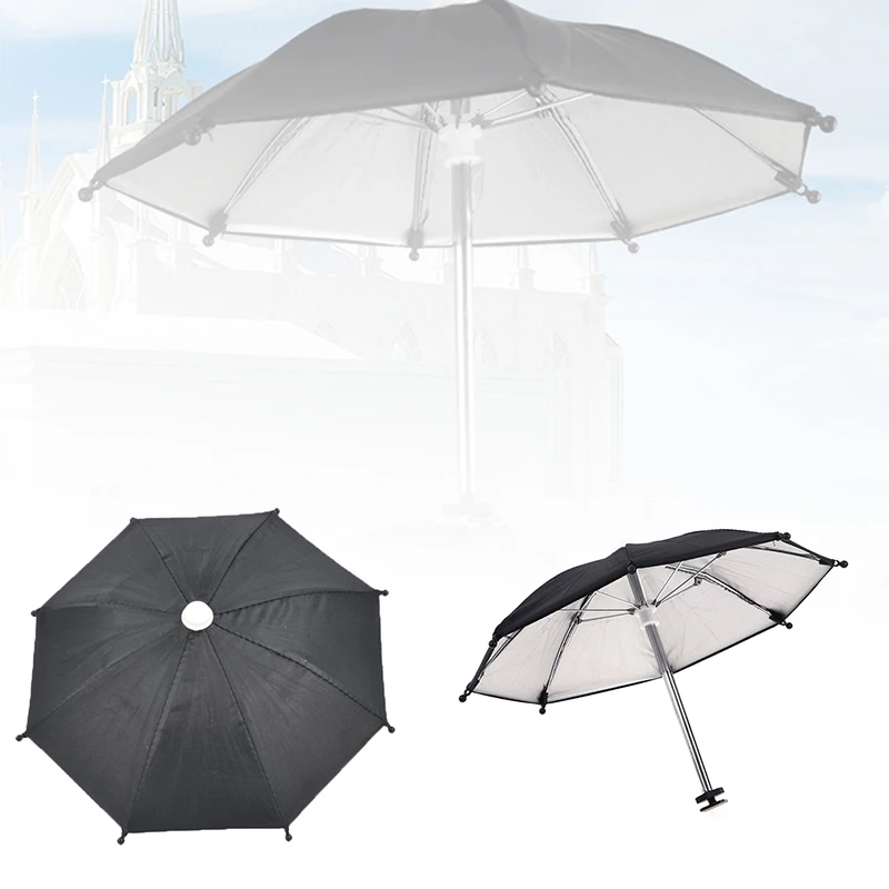 Black Dslr Camera Umbrella Sunshade Rainy Holder For General Camera Photographic thumbnail 3