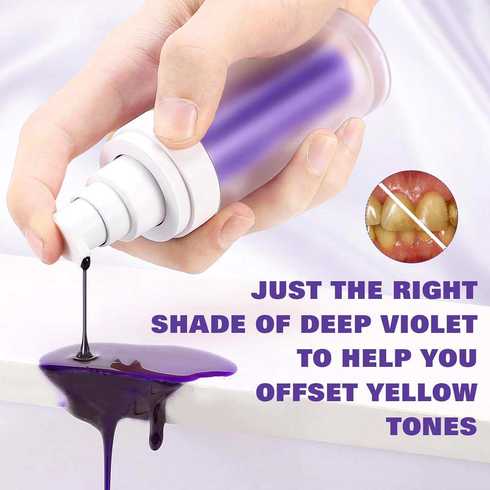 Teeth Removing Deep Smoke Stains Gingiva Protection Purple Orthopedic Toothpaste Effectively Cleans Oral Cavity Brightens thumbnail 2