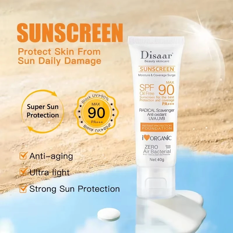 Sunscreen SPF90+ UV Radiation Protection Lsolation Whitening Moisturizing Brightening Face Body Arms Thighs Sunblock Skin Care thumbnail 3