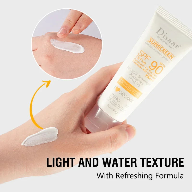 Sunscreen SPF90+ UV Radiation Protection Lsolation Whitening Moisturizing Brightening Face Body Arms Thighs Sunblock Skin Care thumbnail 5