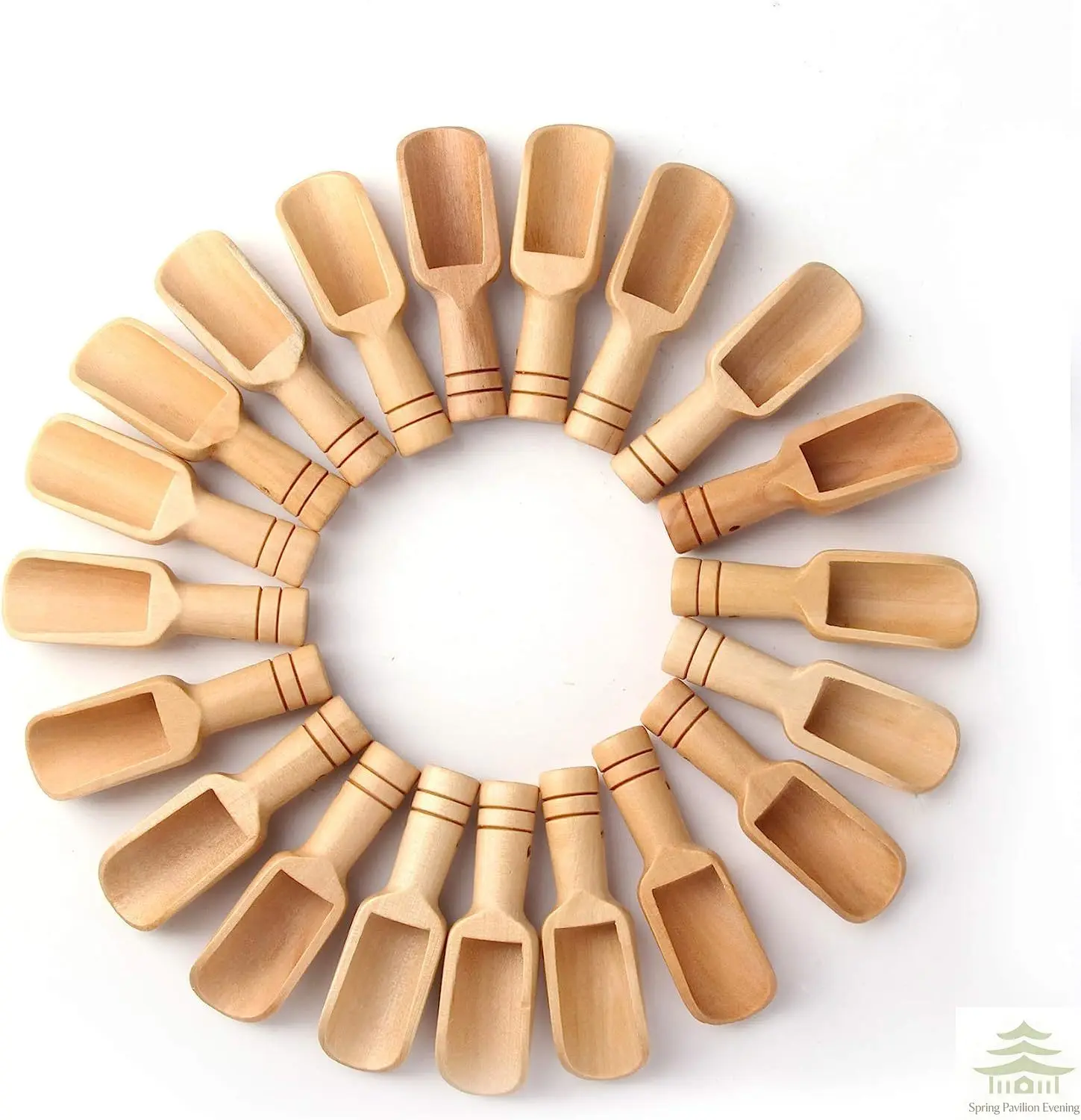 10/30/50/100pcs Coffee Mini Wooden Spoon Bath Salt Spoon Wooden Candy Spoon Laundry Detergent Spoon Set Baby Spoon Kitchen thumbnail 3