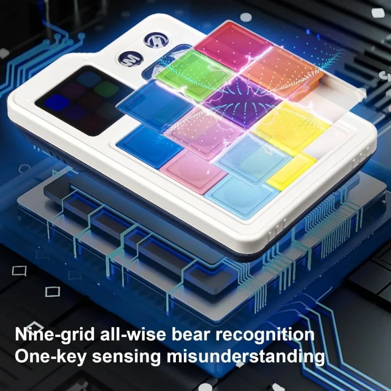 Training Puzzle Three Play Modes Levels Easy to Operate Pocket Electronic Slide Block Game Brain Logical Thinking Challenge Toys thumbnail 3