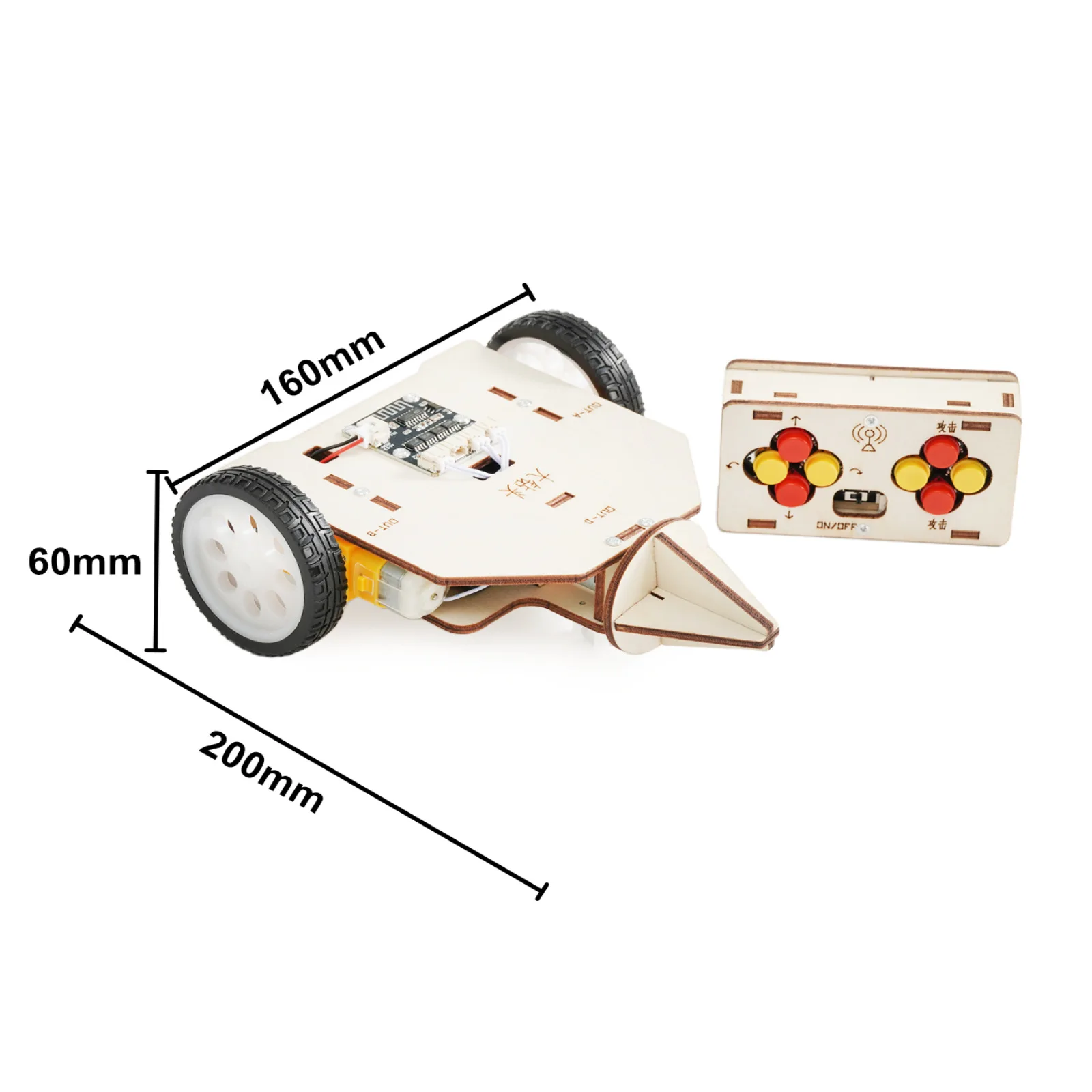 Remote-Controlled Combat Tank DIY Craft Kit for Kids Student Science Experiment Set thumbnail 4
