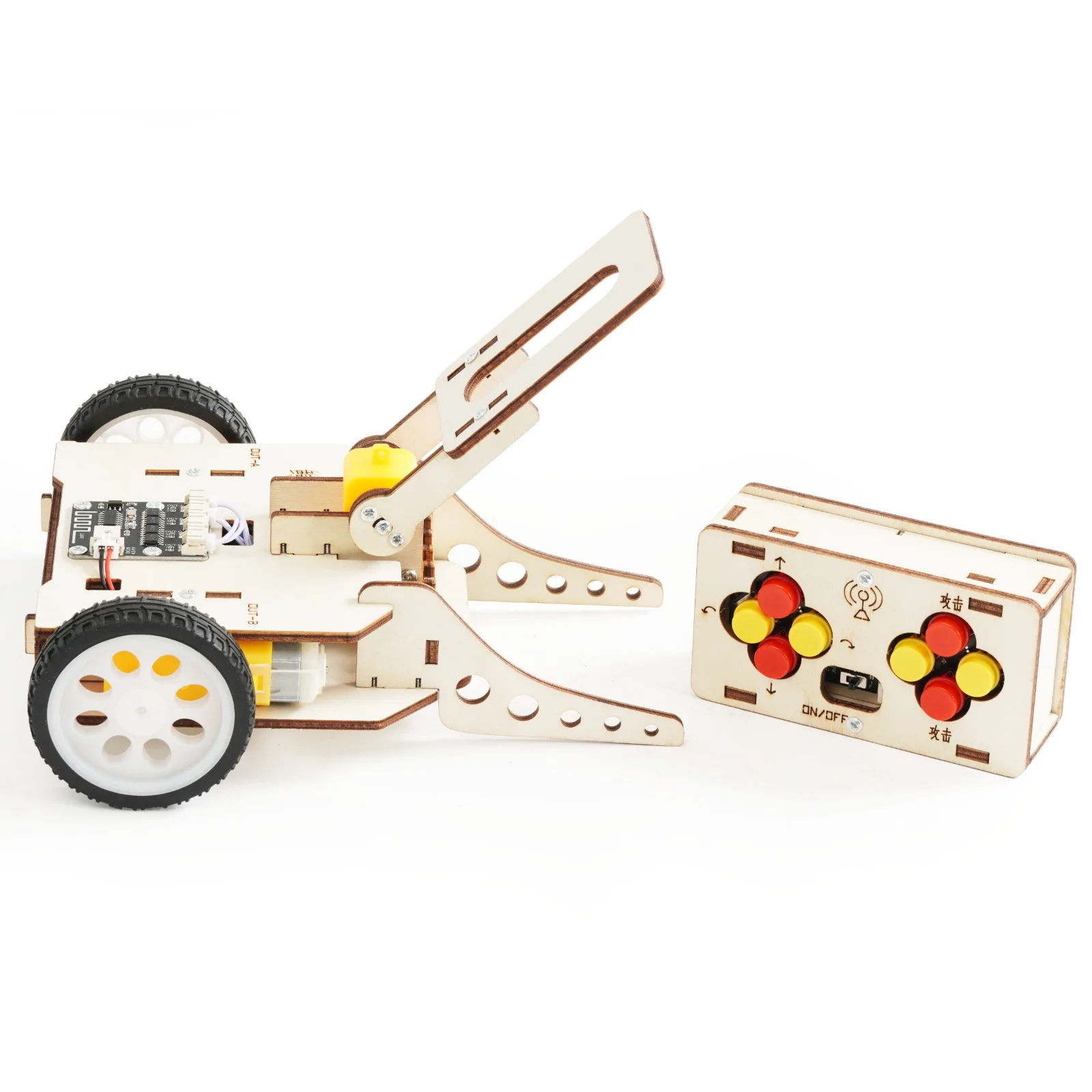 Remote-Controlled Combat Tank DIY Craft Kit for Kids Student Science Experiment Set thumbnail 3