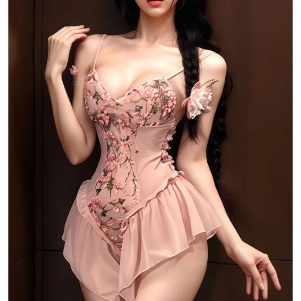 Sexy Slim Spliced Embroidered sleeveless bodysuits Chic Korean Camis Tank Top Fashion Off Shoulder Summer Women Clothing