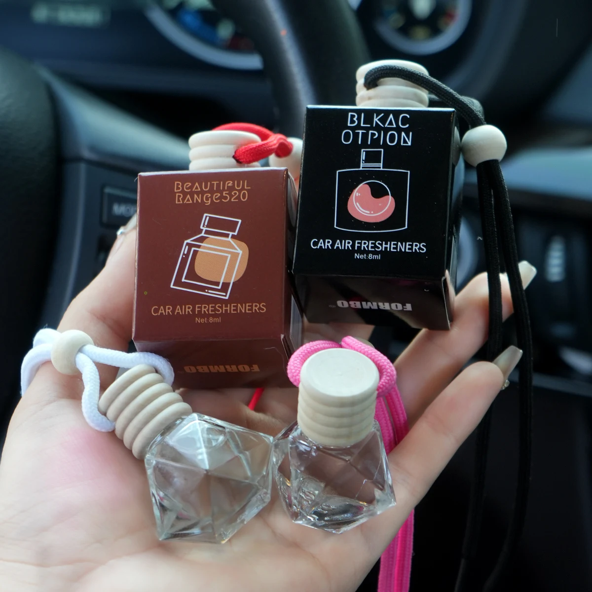 4pcs Hanging rope car perfume, car fragrance to remove odor, lasting fragrance car special fragrance thumbnail 5