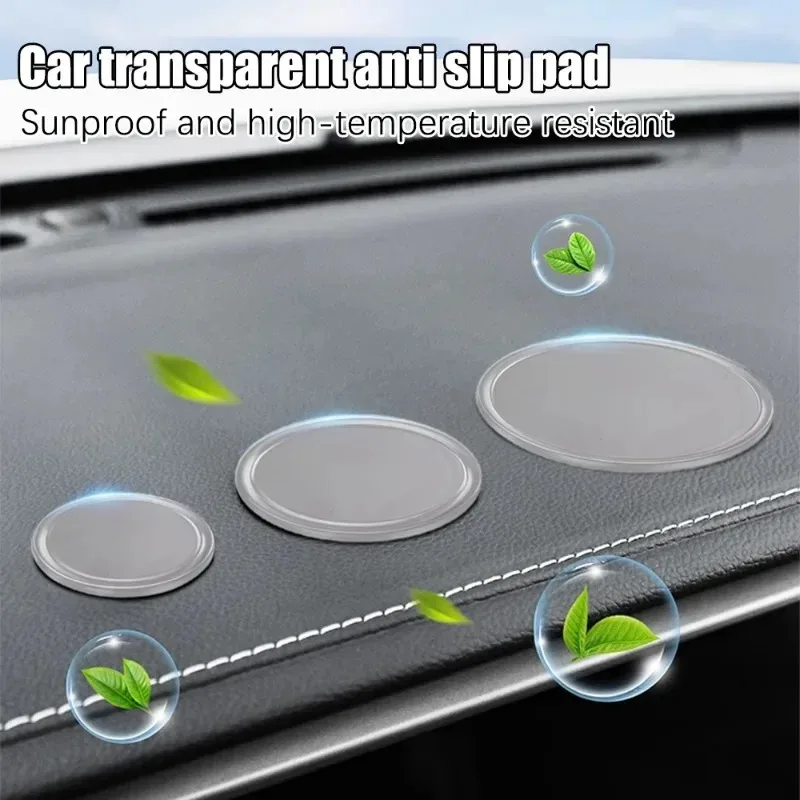 Universal Transparent Silicone Non-slip Dashboard Pad Sticky Gel Phone Holder Mat for Car Dashboard Reusable Adhesive Gel Pad thumbnail 4