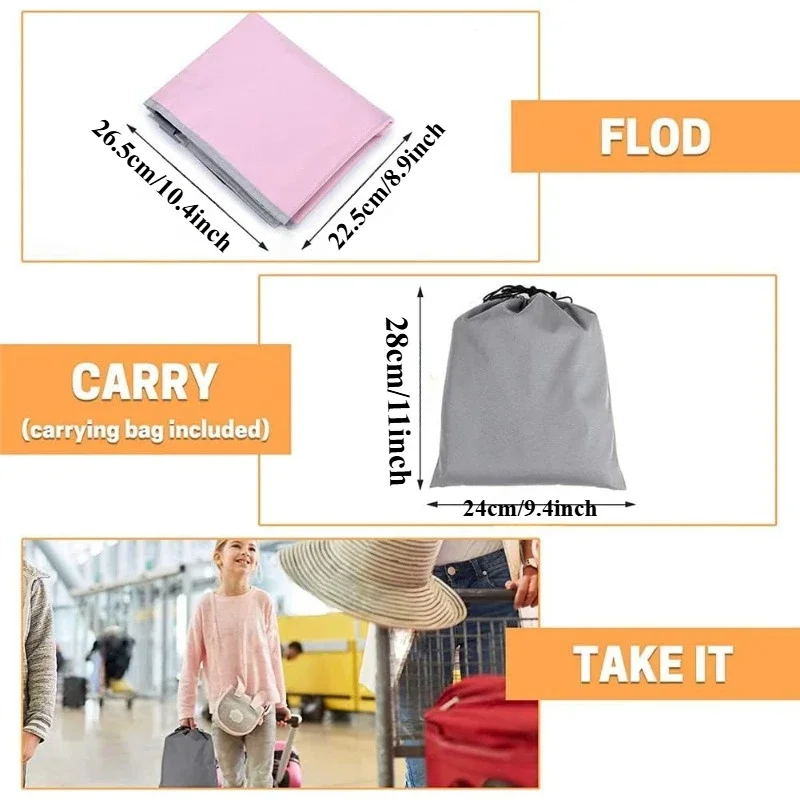 Toddler Airplane Footrest for Kids Seat Extender Travel Bed Portable Foot Rest Hammock Portable Plane Bed for Flights Airplane thumbnail 3