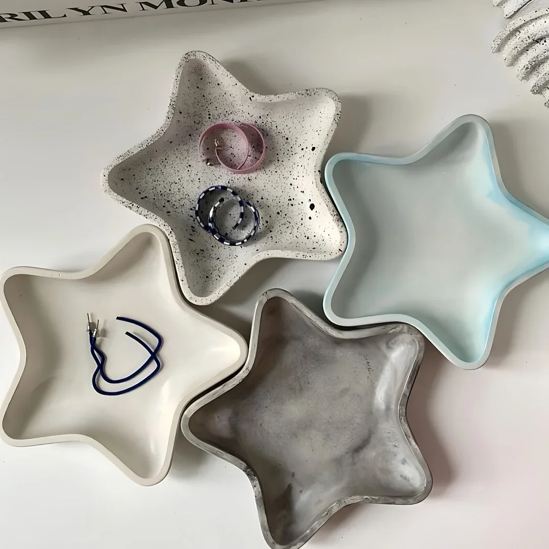 Large Star-Shaped Silicone Mold for DIY Crafts - Pentagonal Resin Casting, Clay & Gypsum Craft Molds, Creative Home Decor thumbnail 3