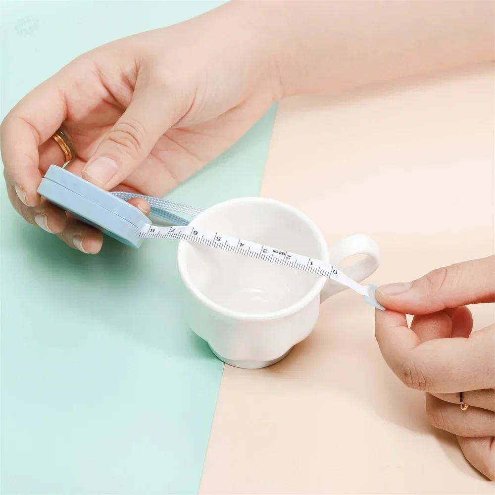 Sewing Tape Measure Dual Sided Retractable Ruler with Push Button Ruler for Weight Loss Medical Body Measurement Tailor Tool thumbnail 6
