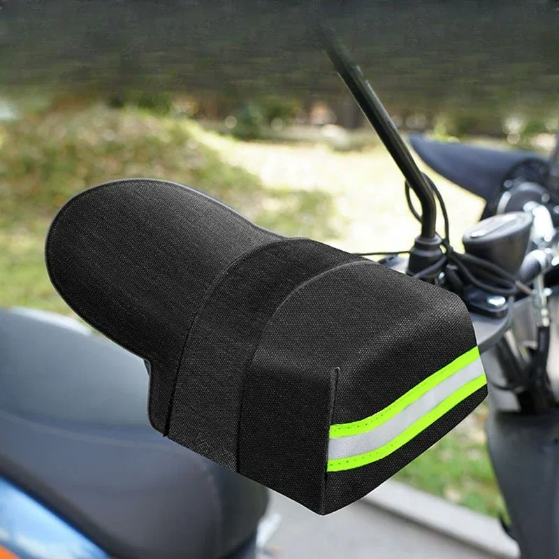 Bike Handle Cover Motorcycle Handlebar Gloves Waterproof Sun Protection Hand Shield Handlebar Muffs All Weather Protection thumbnail 2