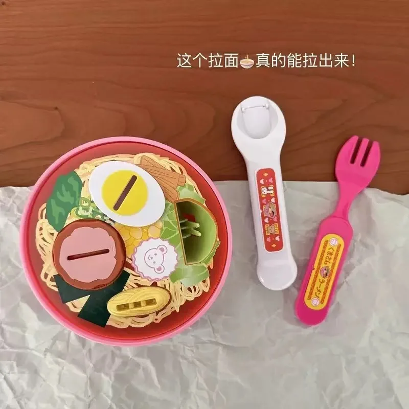 Play Kitchen Toy Feeding Ramen Simulation Meal Funny Noodle Children's Gift Feeding Toy Children's Pretend Play Kitchen Goods thumbnail 6