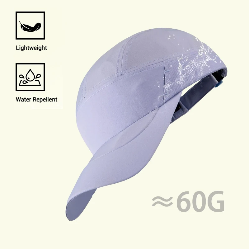 60g Lightweight Running Caps with Sunglasses holder Extended Brim Quick Dry Cooling Sport Hat for Men Womn Travel Golf thumbnail 3