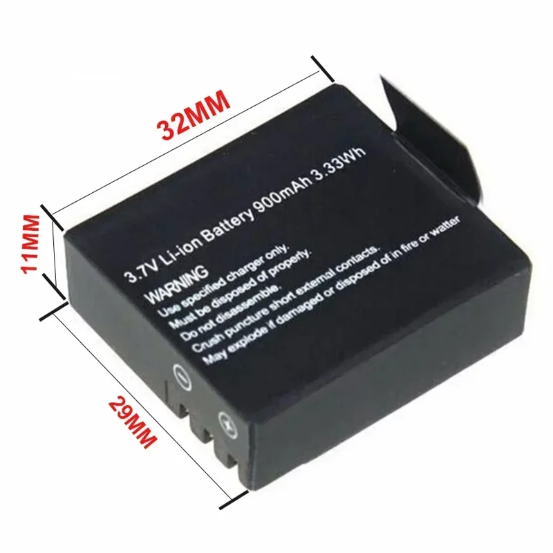 3.7V 900mAh Rechargable Li-ion Battery for SJ4000 SJ5000 SJ6000 SJ7000 WIFi SJCAM Sport Action Camera DV SJ Dedicated Battery thumbnail 3