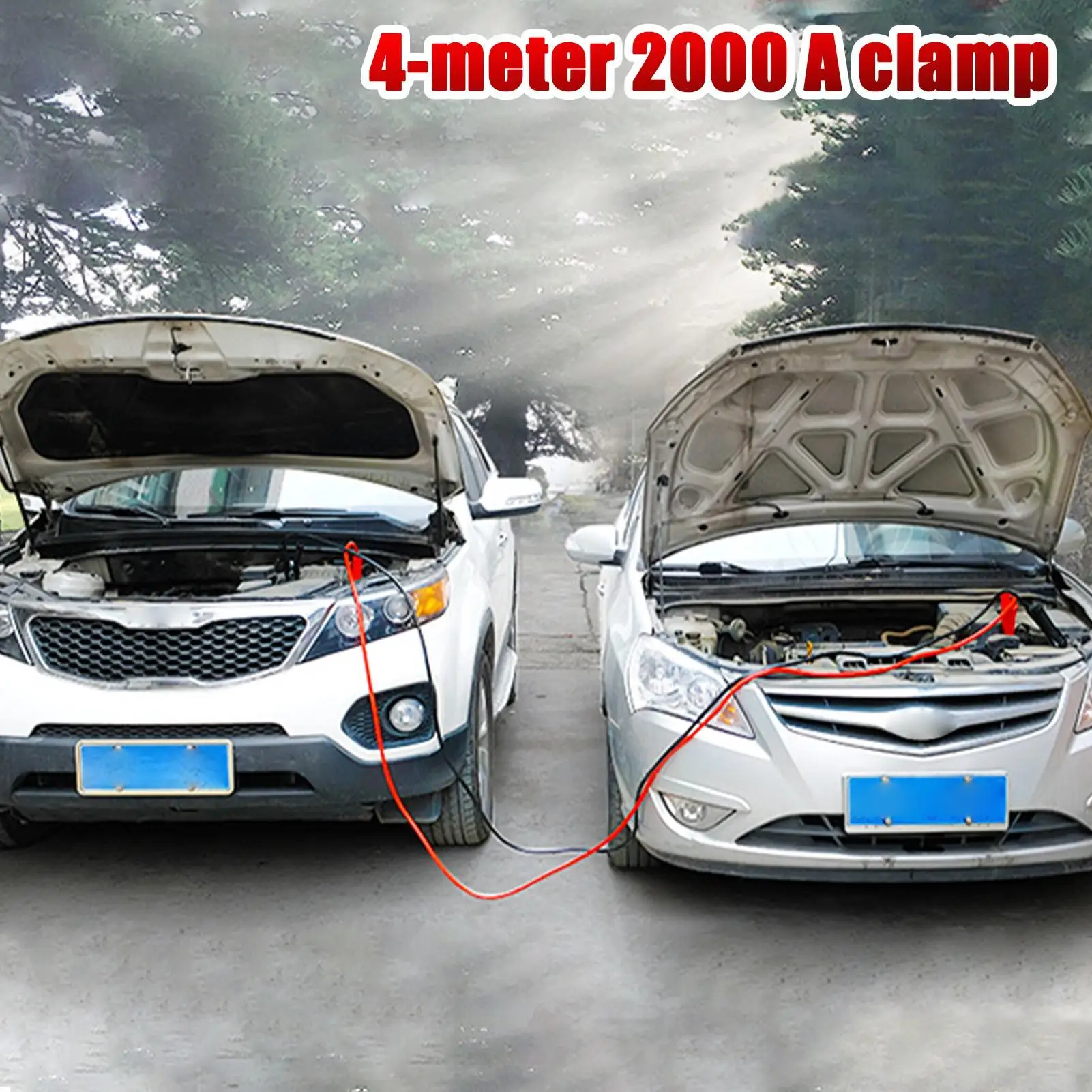 Car Battery Jump Starter 2000A Heavy Duty Portable Battery Jump Starter For Motorcycle ATV Car Mower Trailer Powersports Golf thumbnail 2