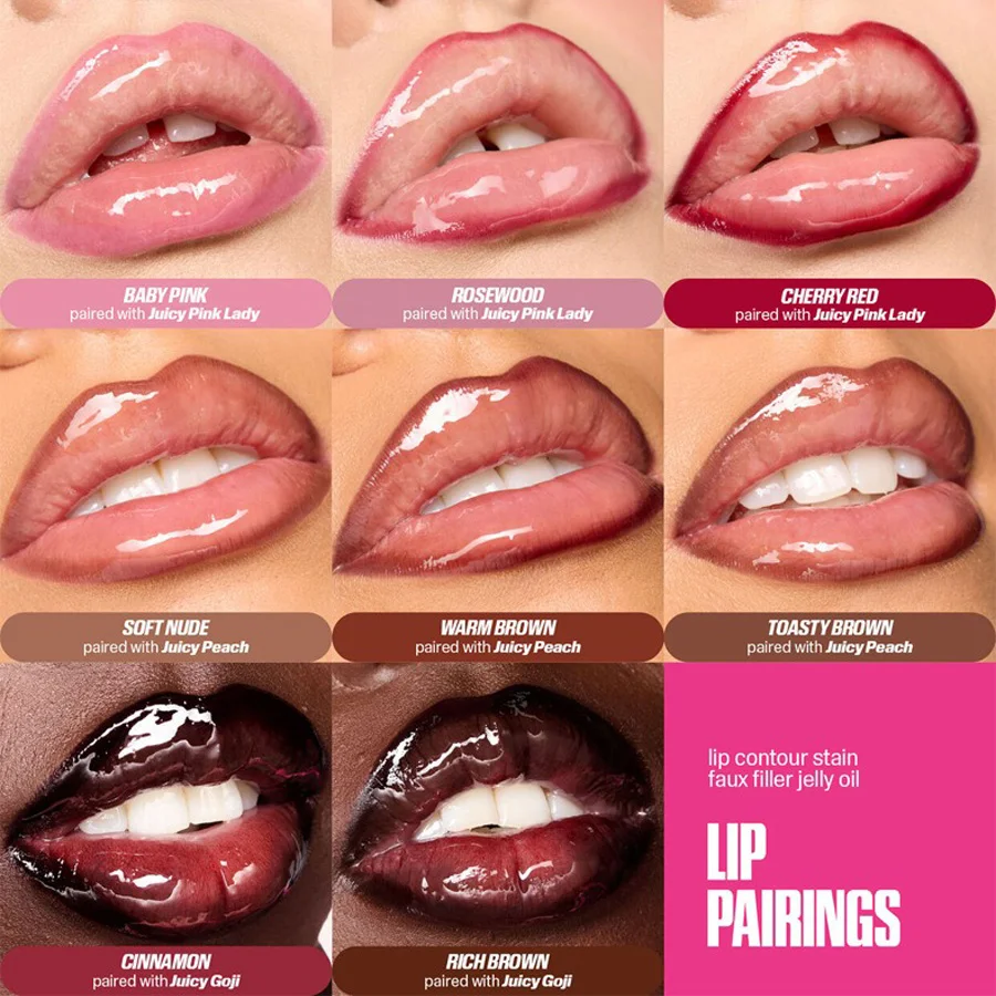 Lipliner Pencil Long-Lasting Matte Creamy Plumping Lip Stain Waterproof Natural Nude Brown Slim Plush Brush Head Lipliner Makeup thumbnail 2