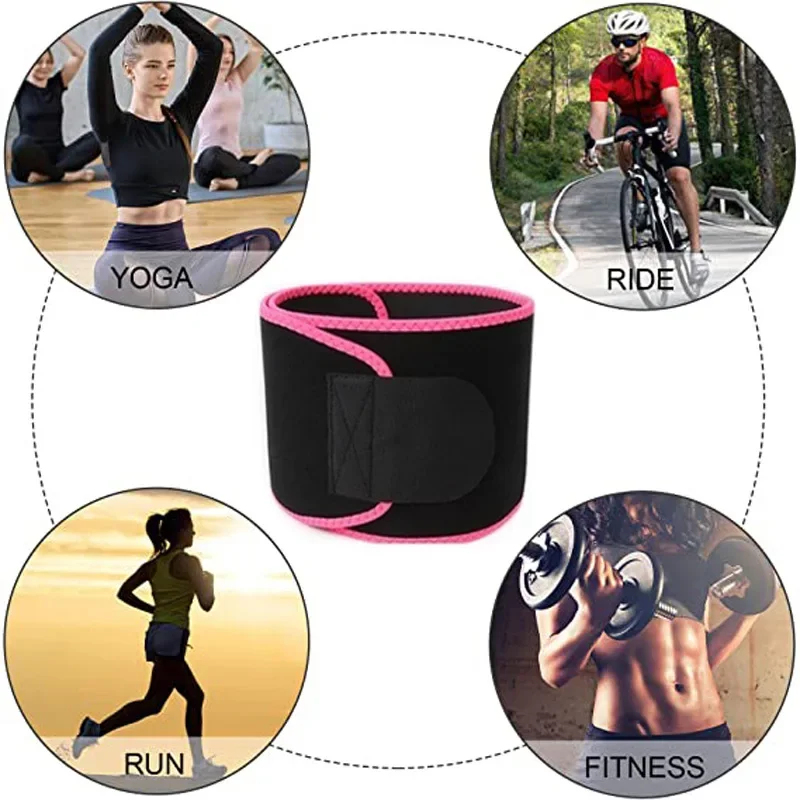 Amazon Men's Sports Protective Belt Chlorine Rubber Sweat Belt For Running And Fitness Waist Slimming Belts Shaping Underwear thumbnail 2