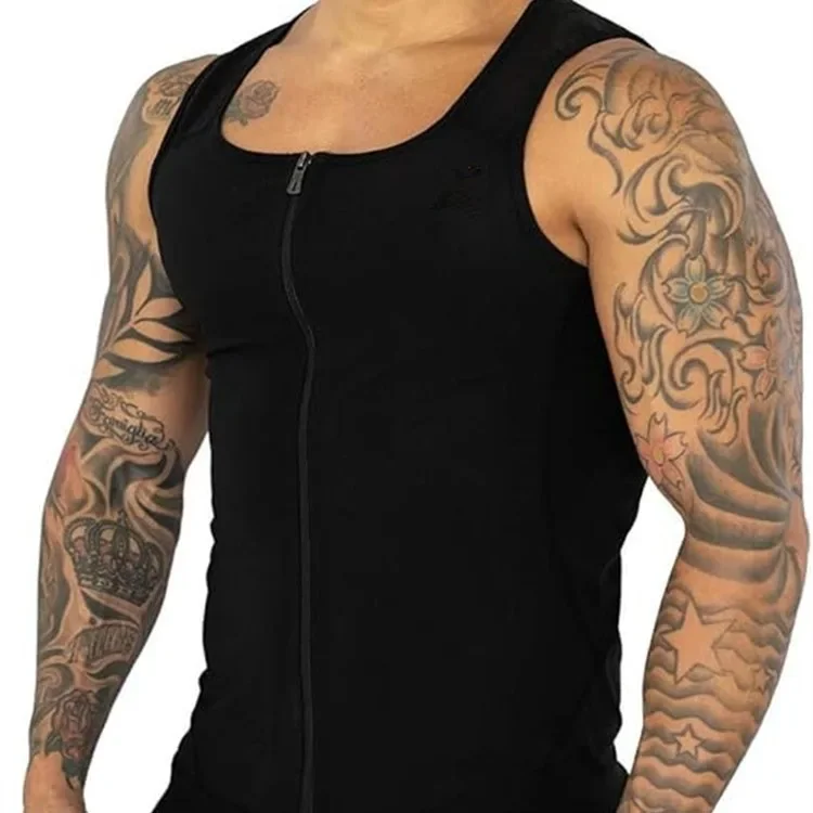Men's Shaping Vest Short Sleeve Fitness Sport T-shirt Body Sculpting Underwear Tight Clothes Health And Beauty Innerwear thumbnail 3