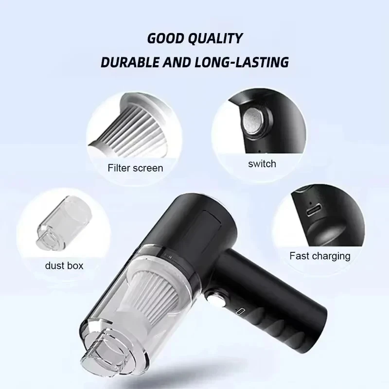 2900000 PA Car Vacuum Cleaner USB Charging Powerful 4 in1 Clean Machine Wireless Blowing Suction Portable Vacuum Cleaner 2026 thumbnail 6