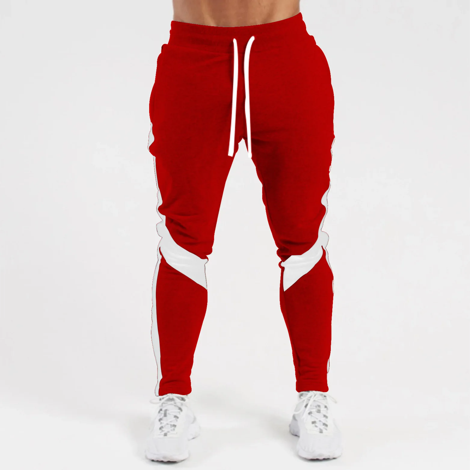 Mens Casual Pants Autumn Winter Sweatpants Men Running Jogger Sports Gym Trousers Fashion Solid Color Workout Long Pants 2025 thumbnail 5