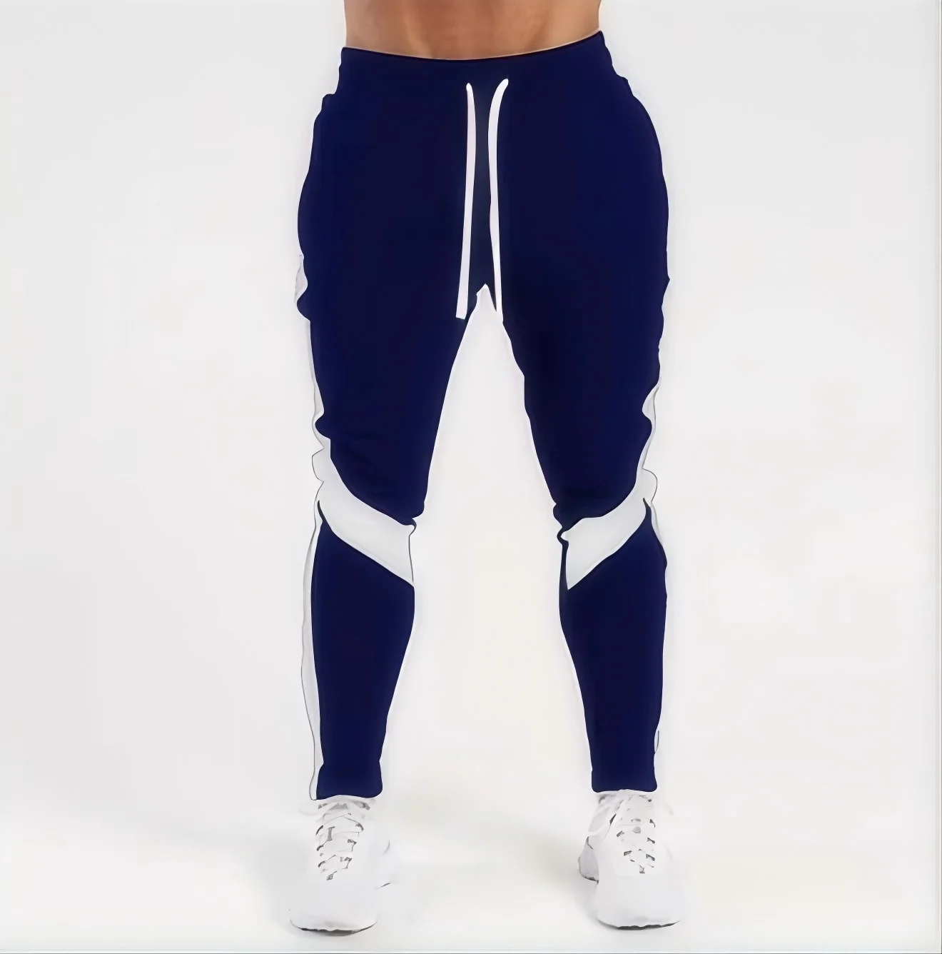 Mens Casual Pants Autumn Winter Sweatpants Men Running Jogger Sports Gym Trousers Fashion Solid Color Workout Long Pants 2025 thumbnail 4