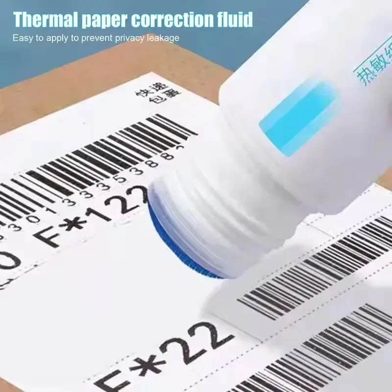 Portable Thermal Paper Correction Fluid Fast-Drying Anti Peep Identity Information ID Info Privacy Protector Quick Eraser Covera thumbnail 3