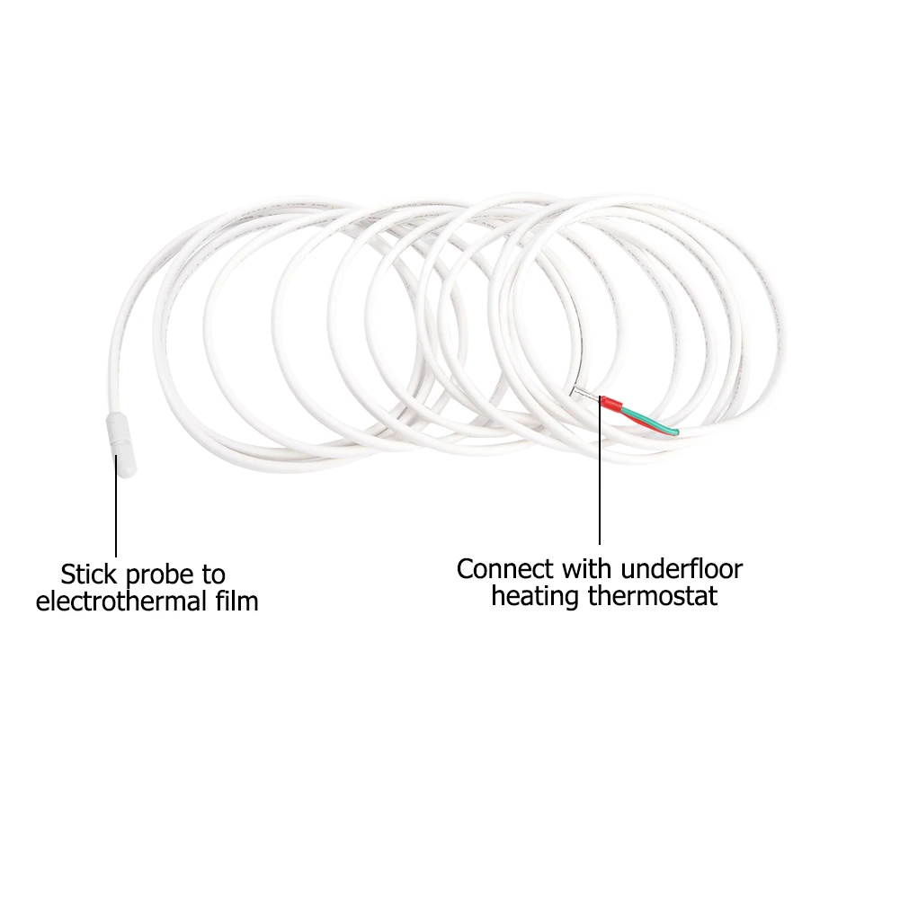3 Meters Underfloor Heating Thermostat Accessory Floor Temperature Sensor Probe Cable thumbnail 6