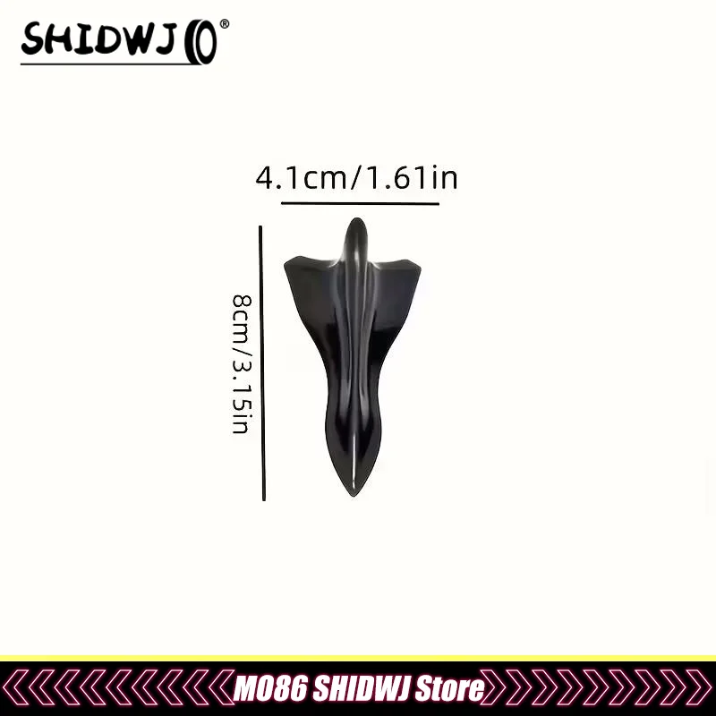 10Pcs Rear Roof Shark Fins Spoiler Wing Kit Universal Car Roof Spoiler Bumper Spoiler Shark Fin Diffuser Vortex Generator thumbnail 6