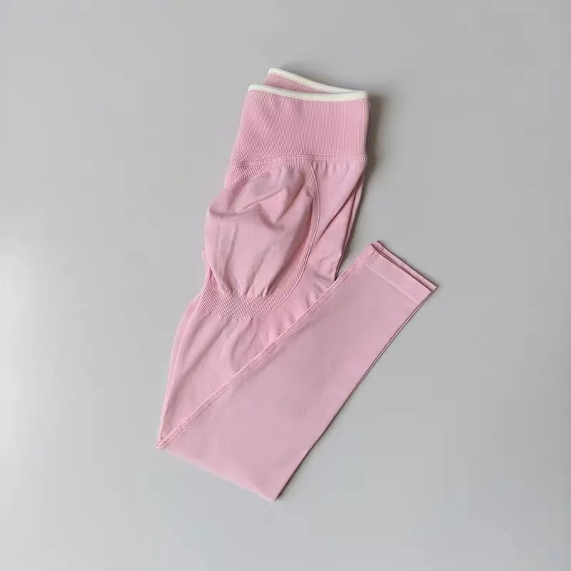 Peach Butt Yoga Pants, High-Waisted Butt-Lifting Fitness Pants for Women, Highly Elastic Quick-Drying Tight Leggings for Workout thumbnail 3