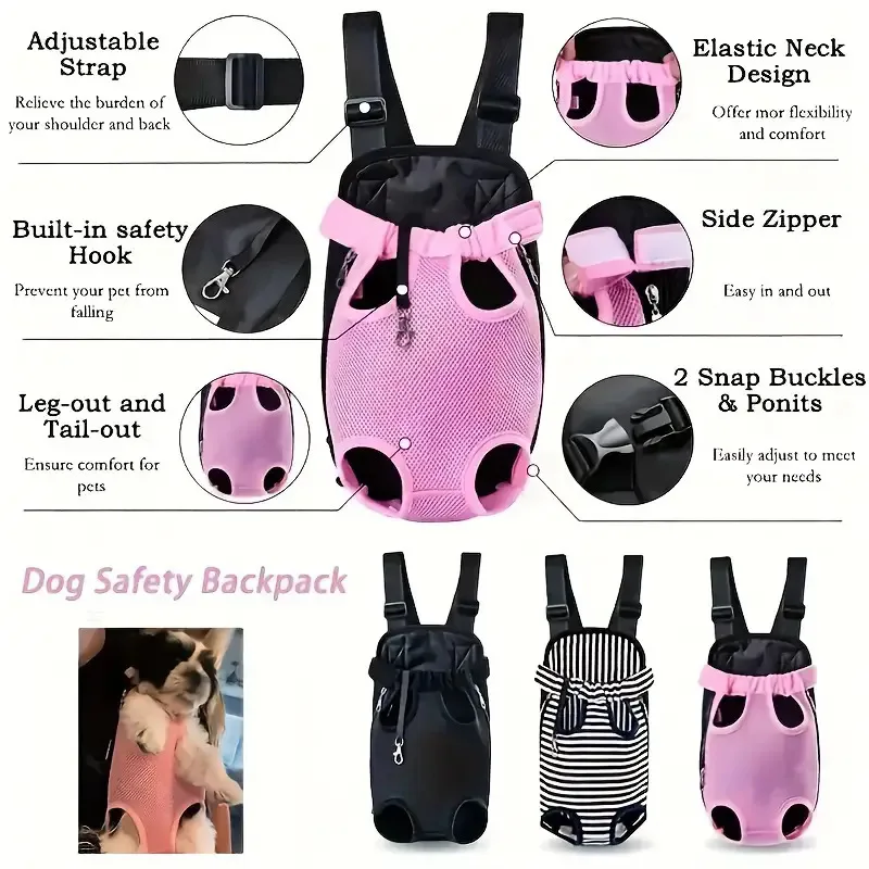 Pet Bag Dog Go Out Tote Bag Portable Backpack Cat Travel Messenger Bag Backpack Cat Out Bag Cat Carrier Cat Backpack Carrier thumbnail 3