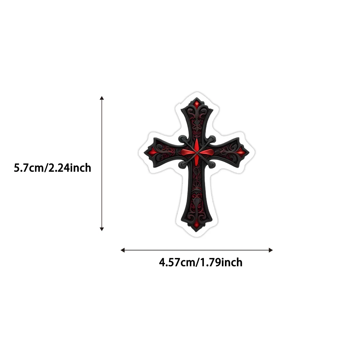 50Pcs Vampire Elements Stickers Gothic  DIY Stickers Scrapbooking Phone Luggage Skateboard Waterproof Decals thumbnail 4