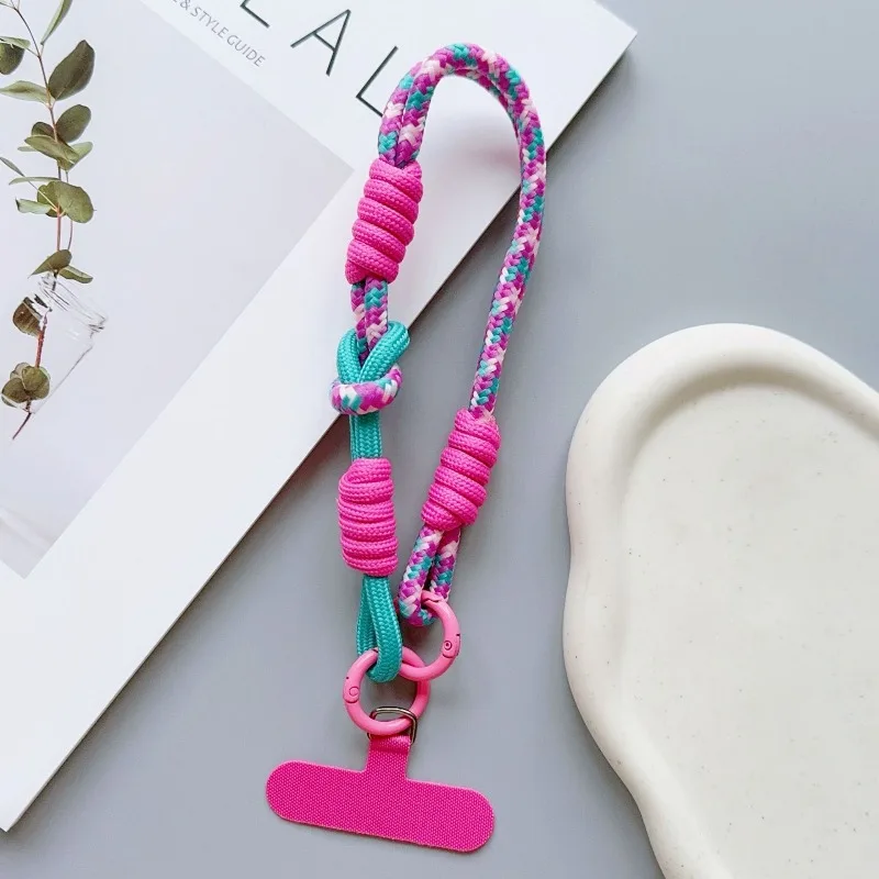 1Pc Cellphone Straps Hanging Cord Mobile Phone Lanyard Short Wrist Strap Charm Anti-lost Chain for Women Keychain Pendant thumbnail 5